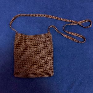 Jacqueline Ferrar Brown Knit Purse